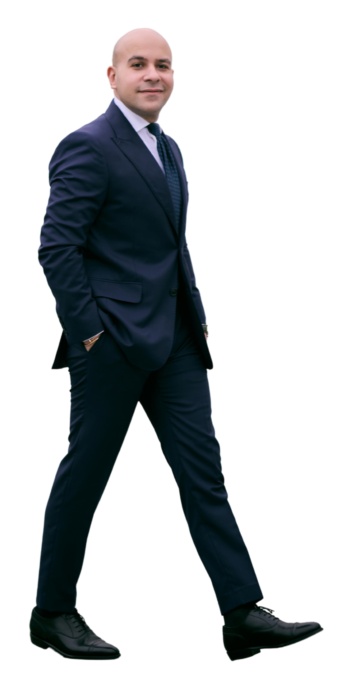 Full-length cutout portrait of Ahmed Mohamed El-Shahawy